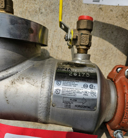 BRAND NEW 100%WARRANTY APOLLO RP4A 3" BACKFLOW PREVENTER w/ GATE VALVES FREESHIP