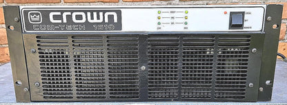 100%WARRANTY CROWN COM-TECH 1610 STEREO POWER AMPLIFIER DUAL CHANNEL AMPLIFIER