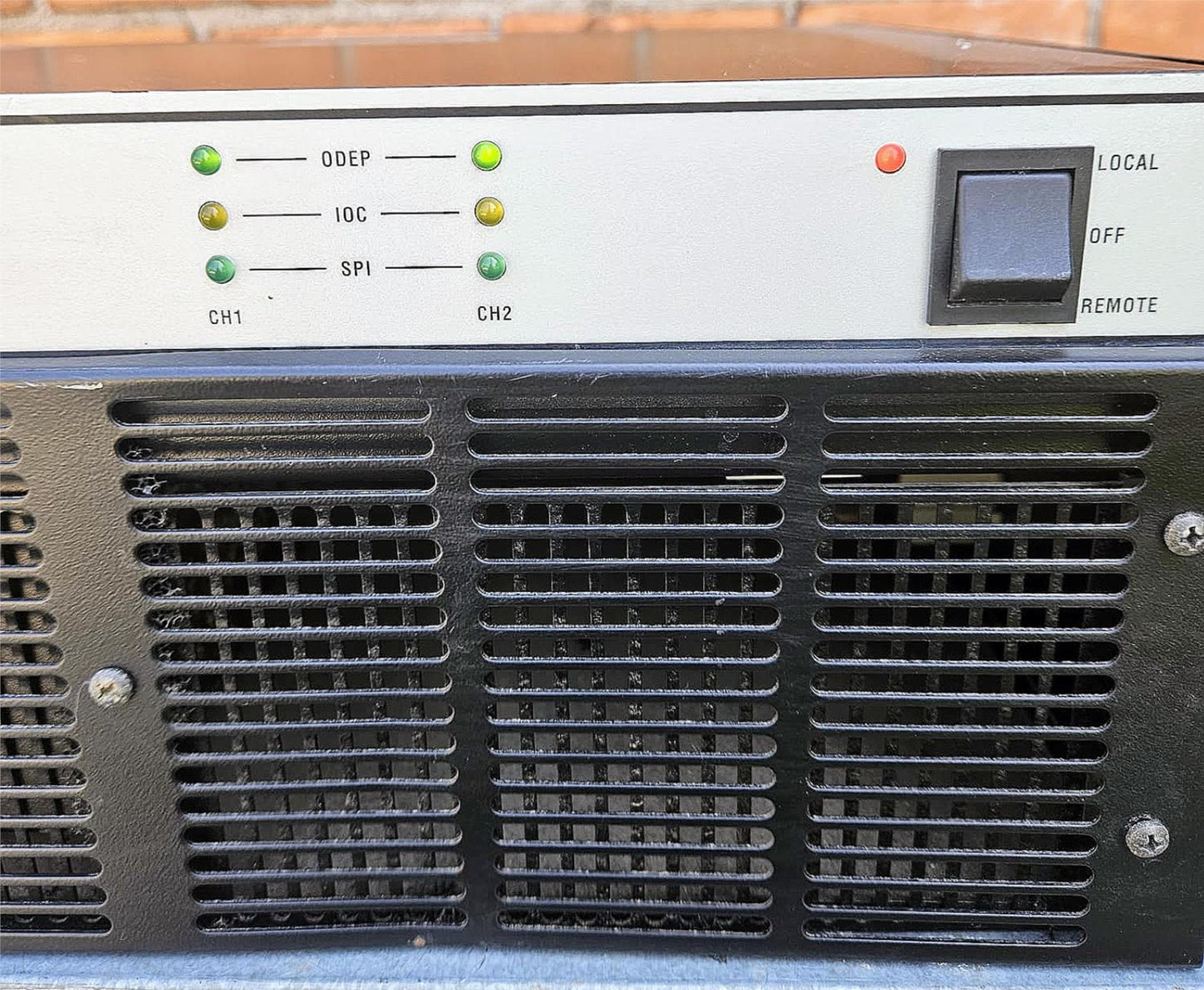 100%WARRANTY CROWN COM-TECH 1610 STEREO POWER AMPLIFIER DUAL CHANNEL AMPLIFIER