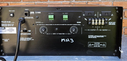 100%WARRANTY CROWN COM-TECH 1610 STEREO POWER AMPLIFIER DUAL CHANNEL AMPLIFIER