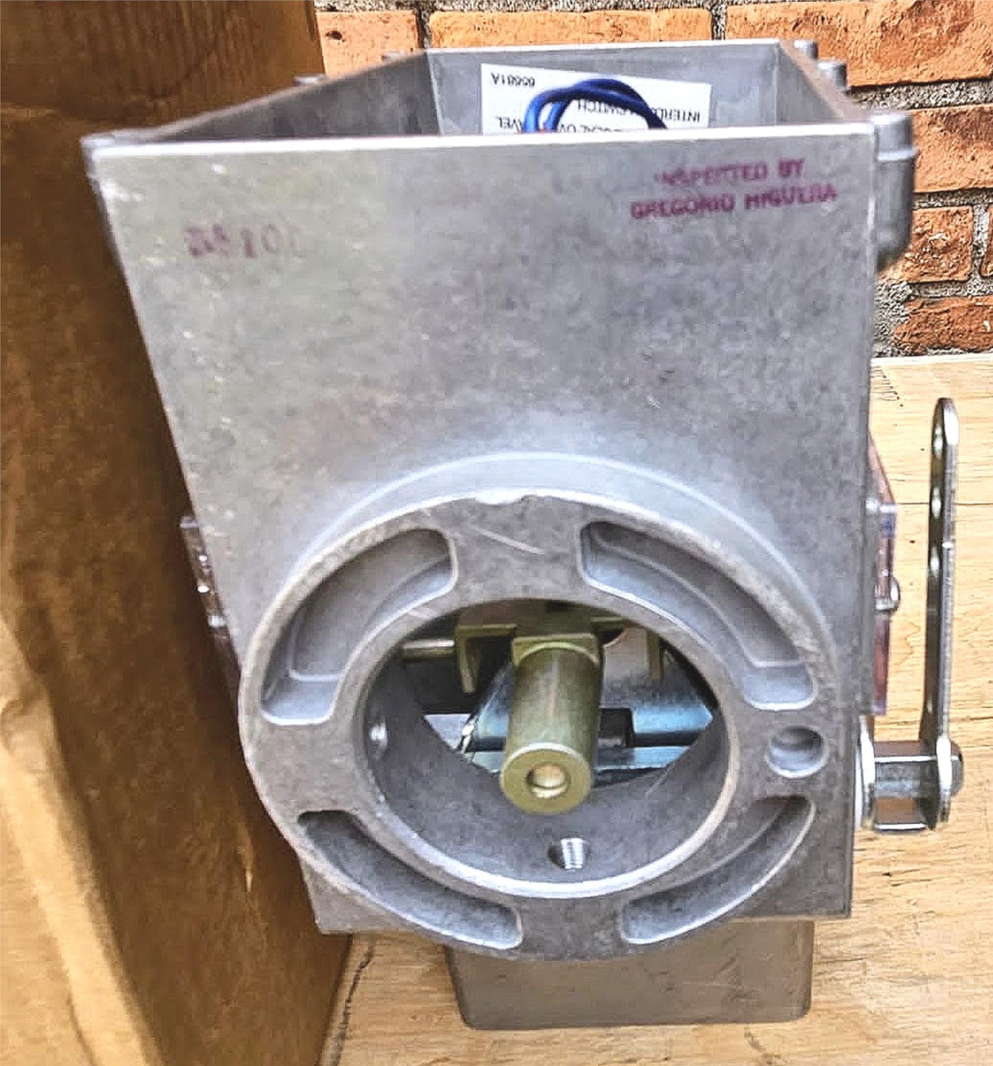 90DAYWARRANTY ITT ASCO AH2B112S4 HYDRAMOTOR GAS VALVE DAMPER SHAFT ARM FREE SHIP