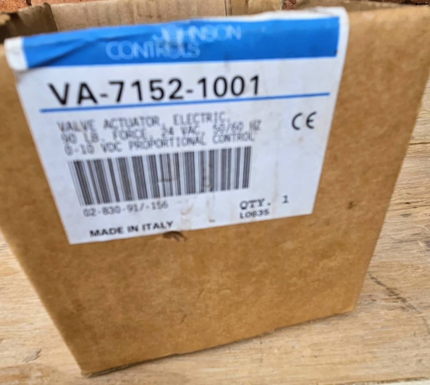 90-DAY-WARRANTY JOHNSON CONTROLS VA-7152-1001 ELECTRIC VALVE ACTUATOR FREE SHIP