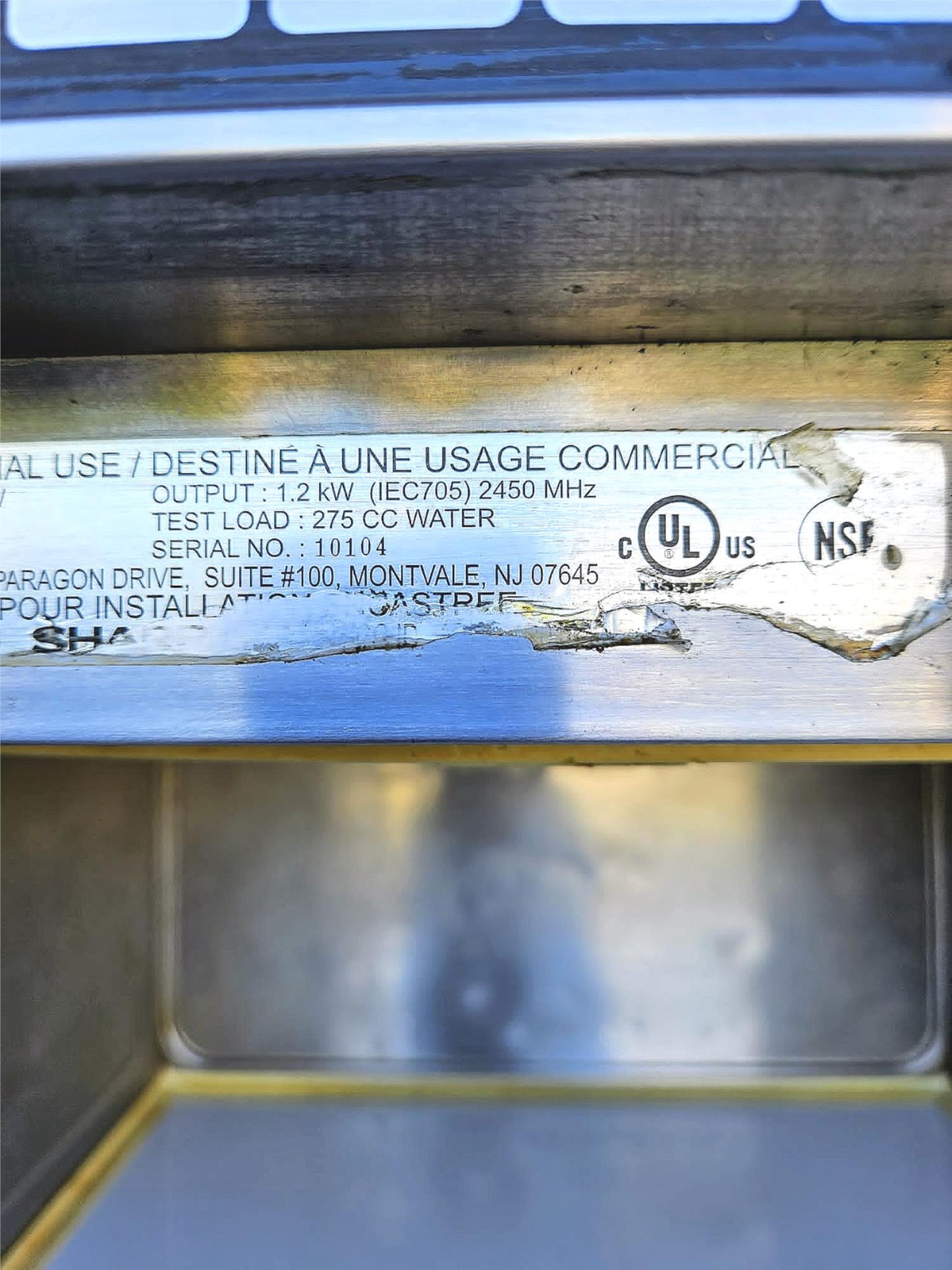 SHARP R-CD1200M COMMERCIAL MICROWAVE OVEN 1200WATTS 0.75 Cubic Feet FREE SHIP