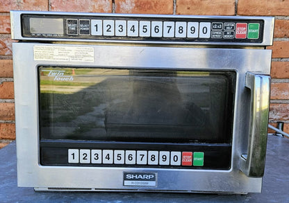 SHARP R-CD1200M COMMERCIAL MICROWAVE OVEN 1200WATTS 0.75 Cubic Feet FREE SHIP