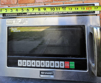 SHARP R-CD1200M COMMERCIAL MICROWAVE OVEN 1200WATTS 0.75 Cubic Feet FREE SHIP