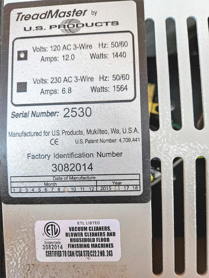 HYDRAMASTER™ TREADMASTER ESCALATOR CLEANING MACHINE 120-DAY-WARRANTY WATCH VIDEO