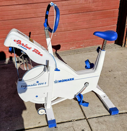 LOT MONARK ERGOMEDIC 828 818 CARDIO ERGOMETER ANAEROBIC PEAK RECUMBENT BIKE