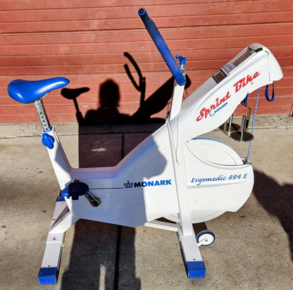 LOT MONARK ERGOMEDIC 828 818 CARDIO ERGOMETER ANAEROBIC PEAK RECUMBENT BIKE