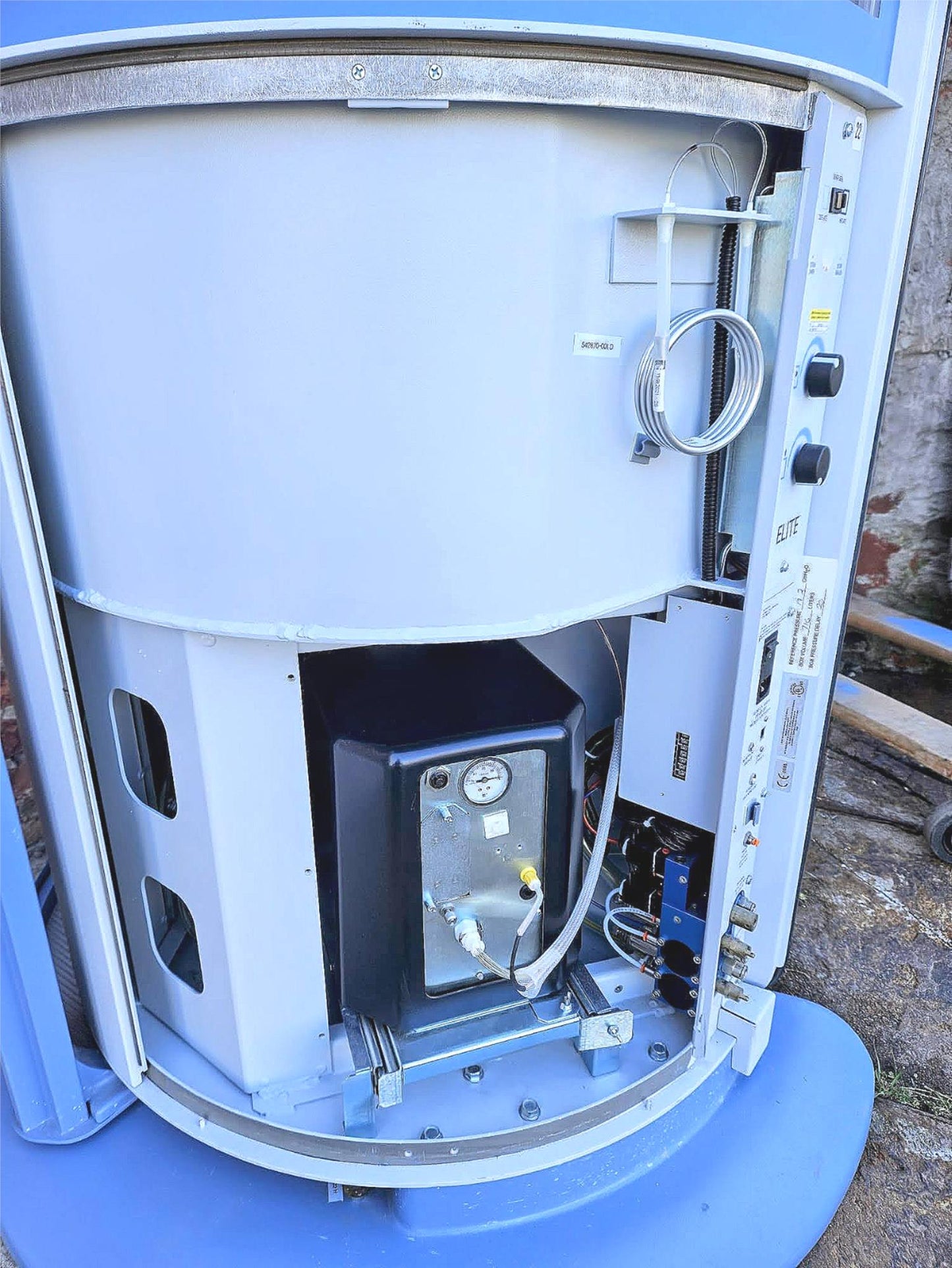 MEDGRAPHICS CARDIO RESPIRATORY DIAGNOST PLATINUM ELITE DX PLETHYSMOGRAPH CHAMBER