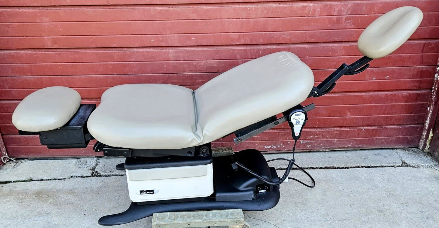 MIDMARK RITTER® 630 POWER PROCEDURE EXAM CHAIR w REMOTE 90DAYWARRANTY WATCHVIDEO