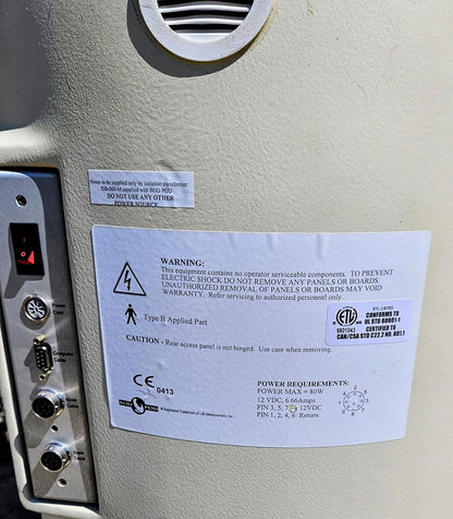 LIFE MEASUREMENT BIOLECTRIC COSMED BOD POD® 2007A PLETHYSMOGRAPH 90-DAY-WARRANTY