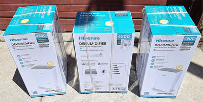 BRAND NEW HISENSE ENERGY STAR 50 PINT 3-SPEED DEHUMIDIFIER 4500SquFeet FREE SHIP