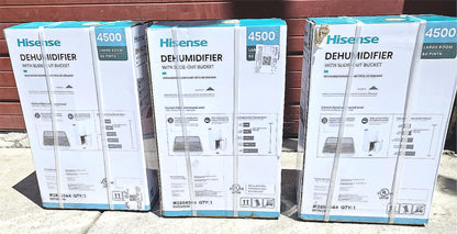 BRAND NEW HISENSE ENERGY STAR 50 PINT 3-SPEED DEHUMIDIFIER 4500SquFeet FREE SHIP