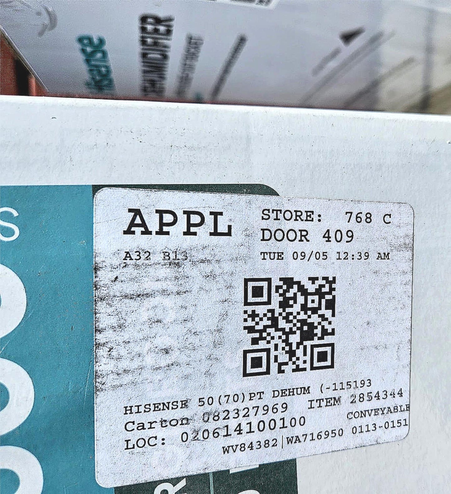 BRAND NEW HISENSE ENERGY STAR 50 PINT 3-SPEED DEHUMIDIFIER 4500SquFeet FREE SHIP