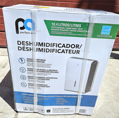 BNEW PERFECT AIRE 3PFD22 ENERGYSTAR 22PINT DEHUMIDIFIER 1500Square Feet FREESHIP