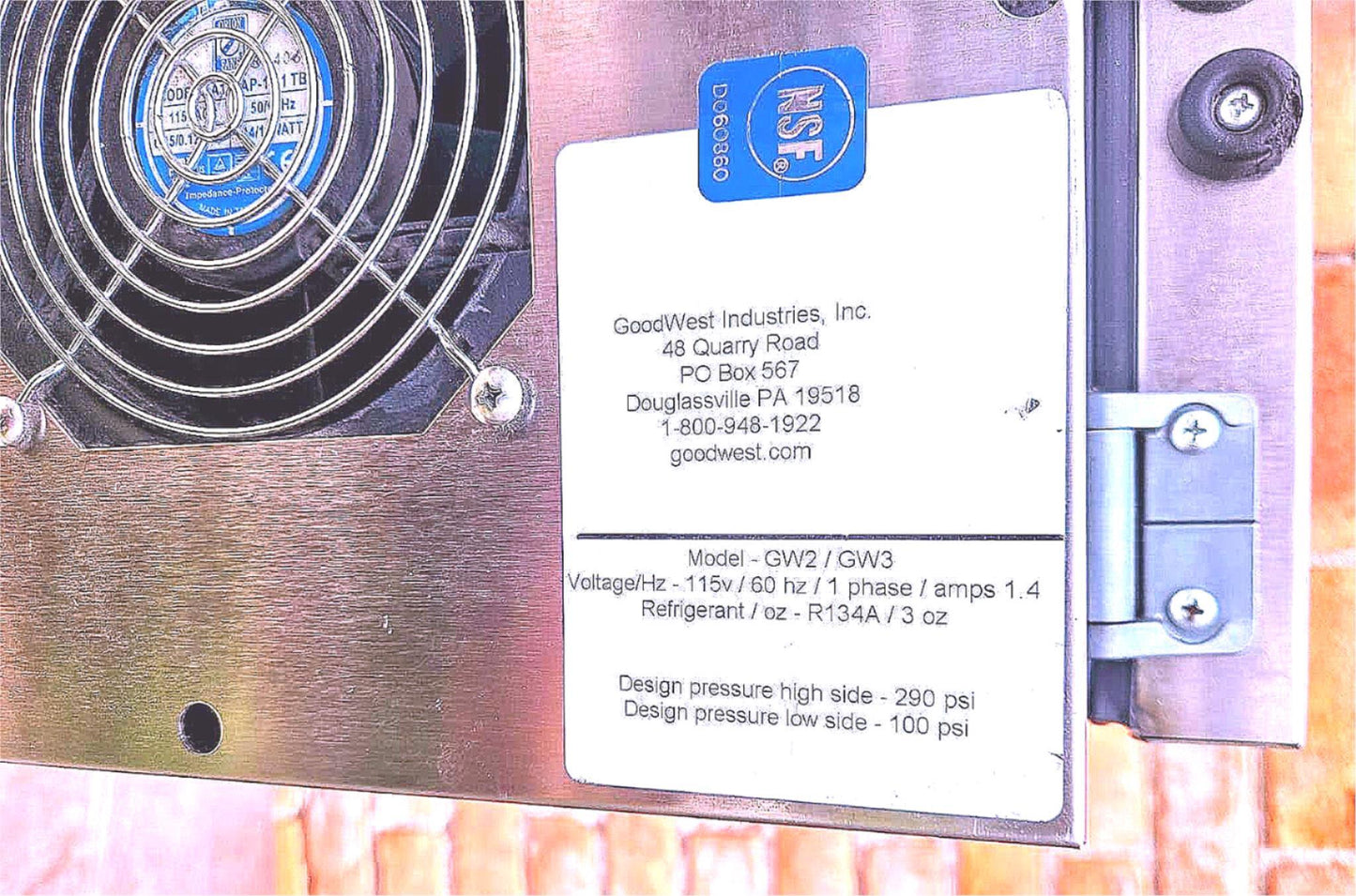 90-DAY-WARRANTY GOODWEST GW2 TWO-FLAVORED ICED COFFEE CREAMER & MANUAL FREE SHIP