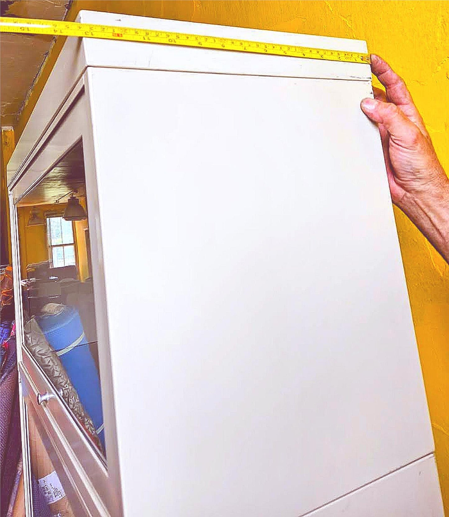 VINTAGE METAL BARRISTER 4 STACK SHELVES GLASS DOORS 13".25 x 33" x 75" FREE SHIP