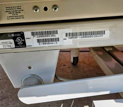 HILL-ROM ADVANTA P1600 POWER HOSPITAL GURNEY GELMATTRESS DIGITALSCALE WATCHVIDEO