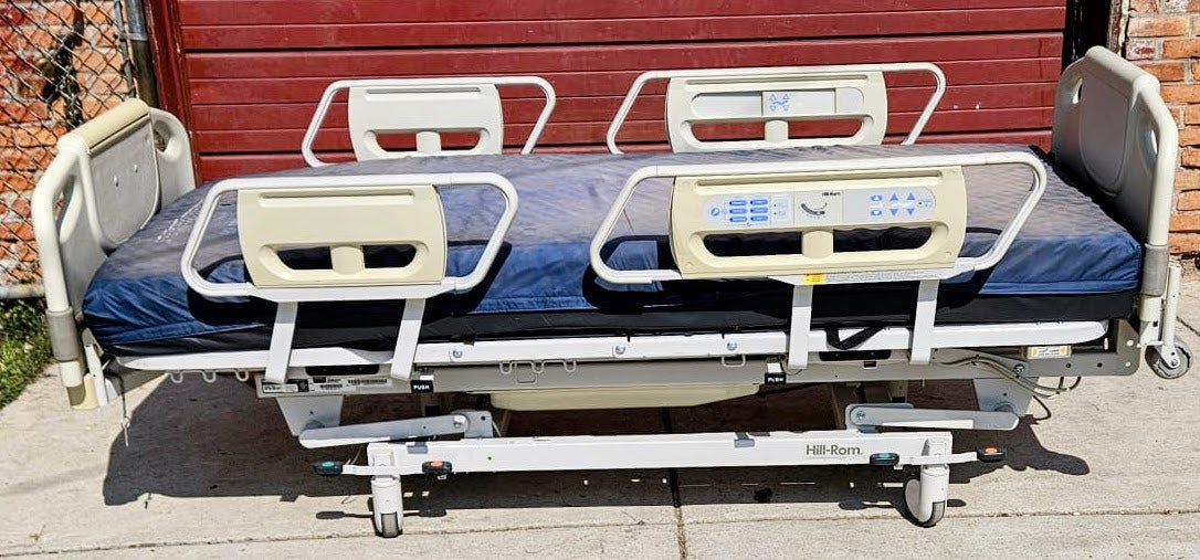 HILL-ROM ADVANTA P1600 POWER HOSPITAL GURNEY GELMATTRESS DIGITALSCALE WATCHVIDEO