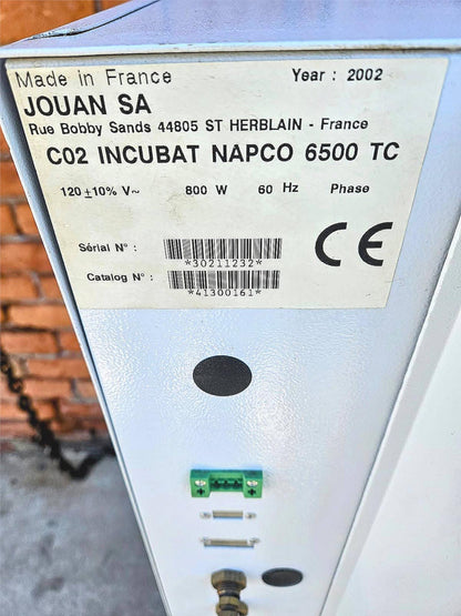 REFURBISHED JOUAN NAPCO 6500TC CO2 INCUBATOR 3RACKS & WHEELS FREESHIP WATCHVIDE0