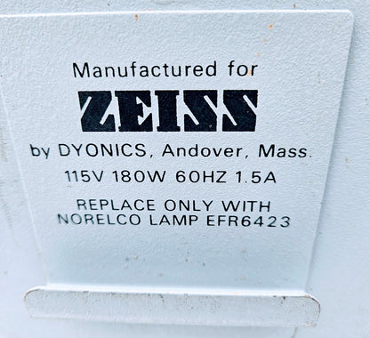 VINTAGE CARL ZEISS MODEL 310187 ILLUMINATOR For Stand FREESHIP