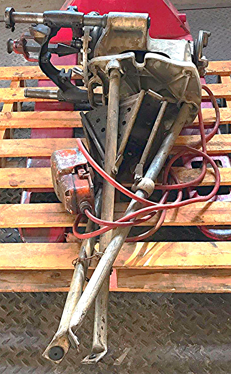 RIDGID 300 POWER DRIVE PIPE THREADING GROOVING CUTTER MACHINE STAND FREESHIPPING