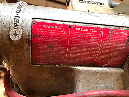 RIDGID 300 POWER DRIVE PIPE THREADING GROOVING CUTTER MACHINE STAND FREESHIPPING