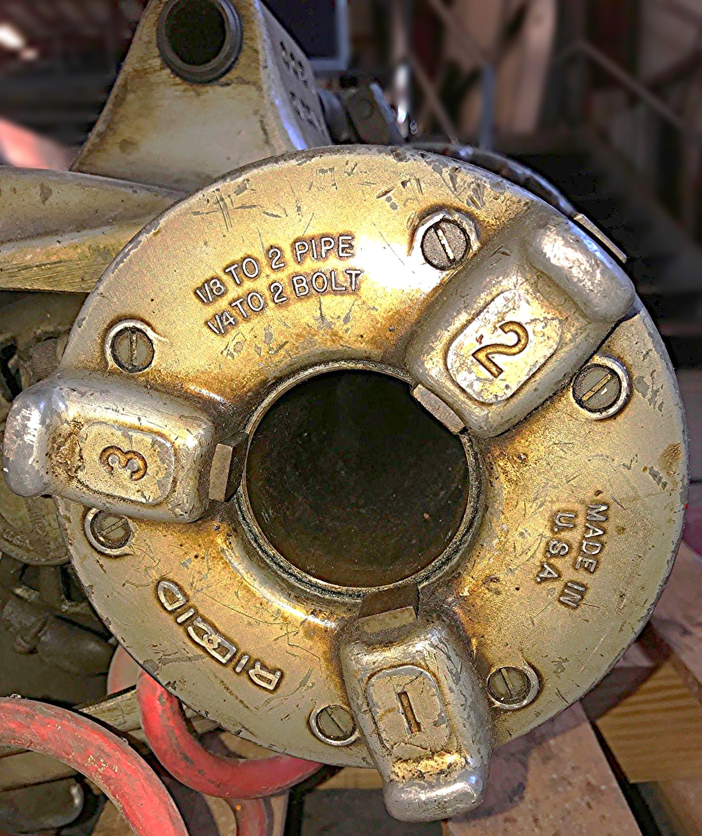 RIDGID 300 POWER DRIVE PIPE THREADING GROOVING CUTTER MACHINE STAND FREESHIPPING