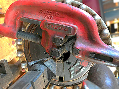 RIDGID 300 POWER DRIVE PIPE THREADING GROOVING CUTTER MACHINE STAND FREESHIPPING