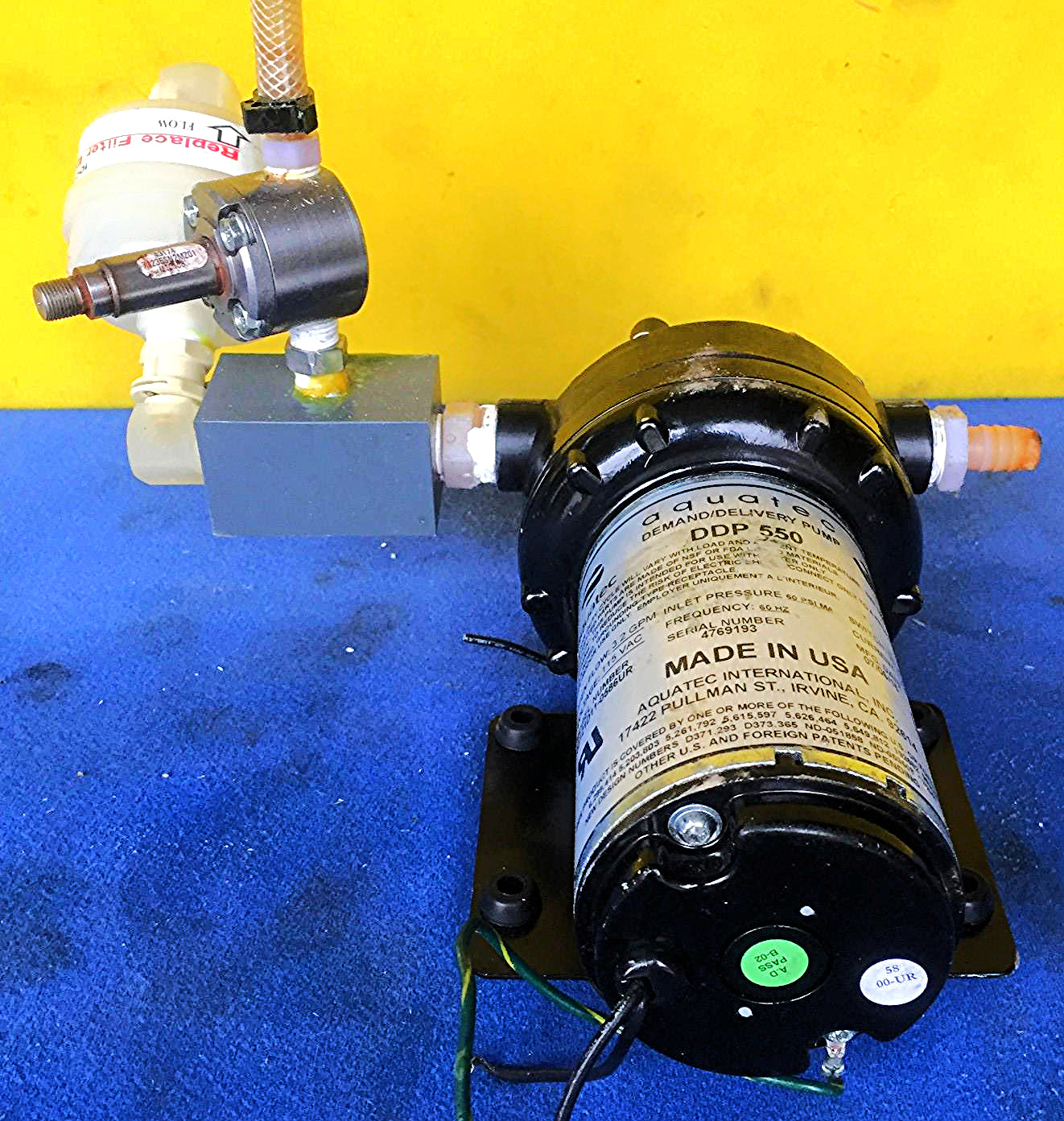 AQUATEC DDP550 HIGH FLOW DELIVERY PUMP with 4FEET FREE SHIPPING