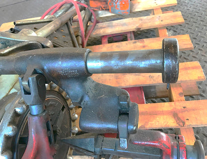 RIDGID 300 POWER DRIVE PIPE THREADING GROOVING CUTTER MACHINE STAND FREESHIPPING