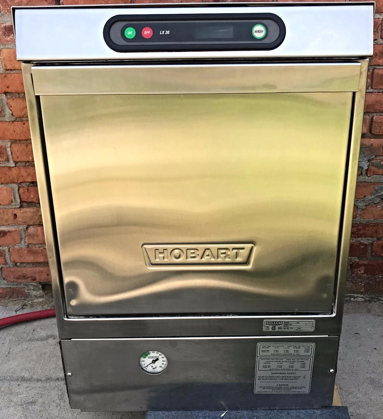 HOBART LX30H COMMERCIAL DISHWASHER WORKS PERFECT FREE COMMERCIAL SHIPPING