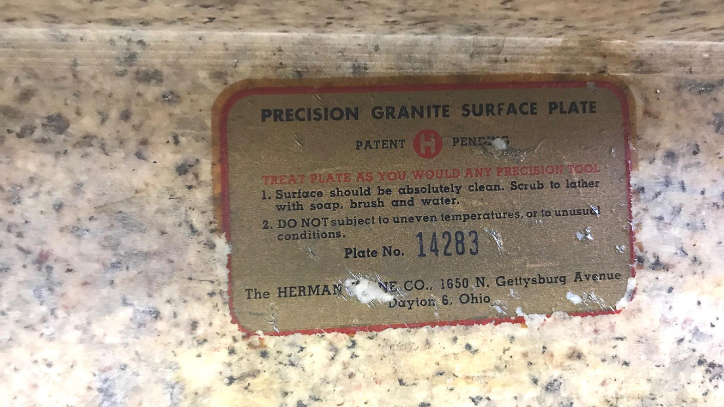 3x5 Feet STANDRIDGE PRECISION GRANITE® SURFACE PLATE OPTICAL ANTIVIBRATION TABLE