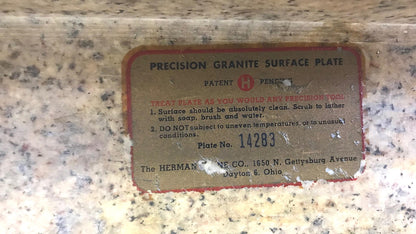 3x5 Feet STANDRIDGE PRECISION GRANITE® SURFACE PLATE OPTICAL ANTIVIBRATION TABLE