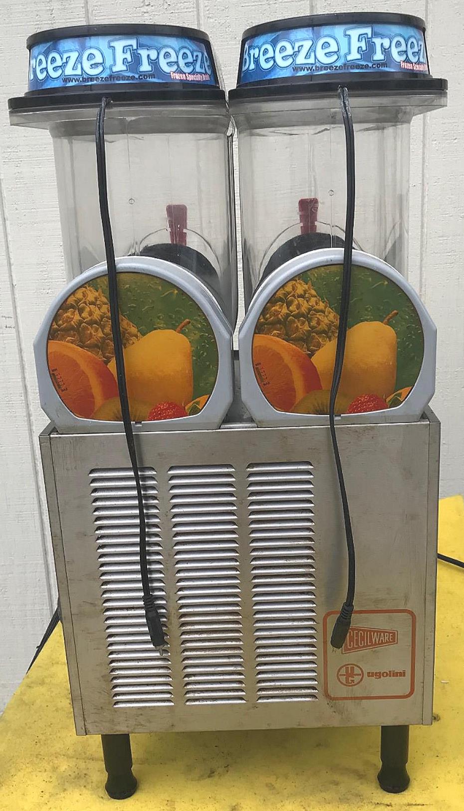 CECILWARE UGOLINI NHT2UL SLUSH FROZEN MARGARITA DRINK MACHIN WATCHVIDEO FREESHIP