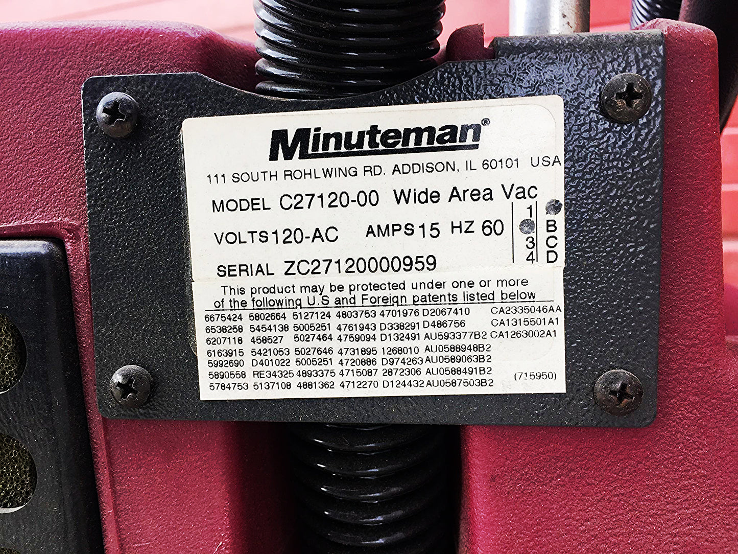 MINUTEMAN MPV 31 WIDE AREA WALK BEHIND AUTO POWER SWEEPER WATCH VIDEO FREE SHIP