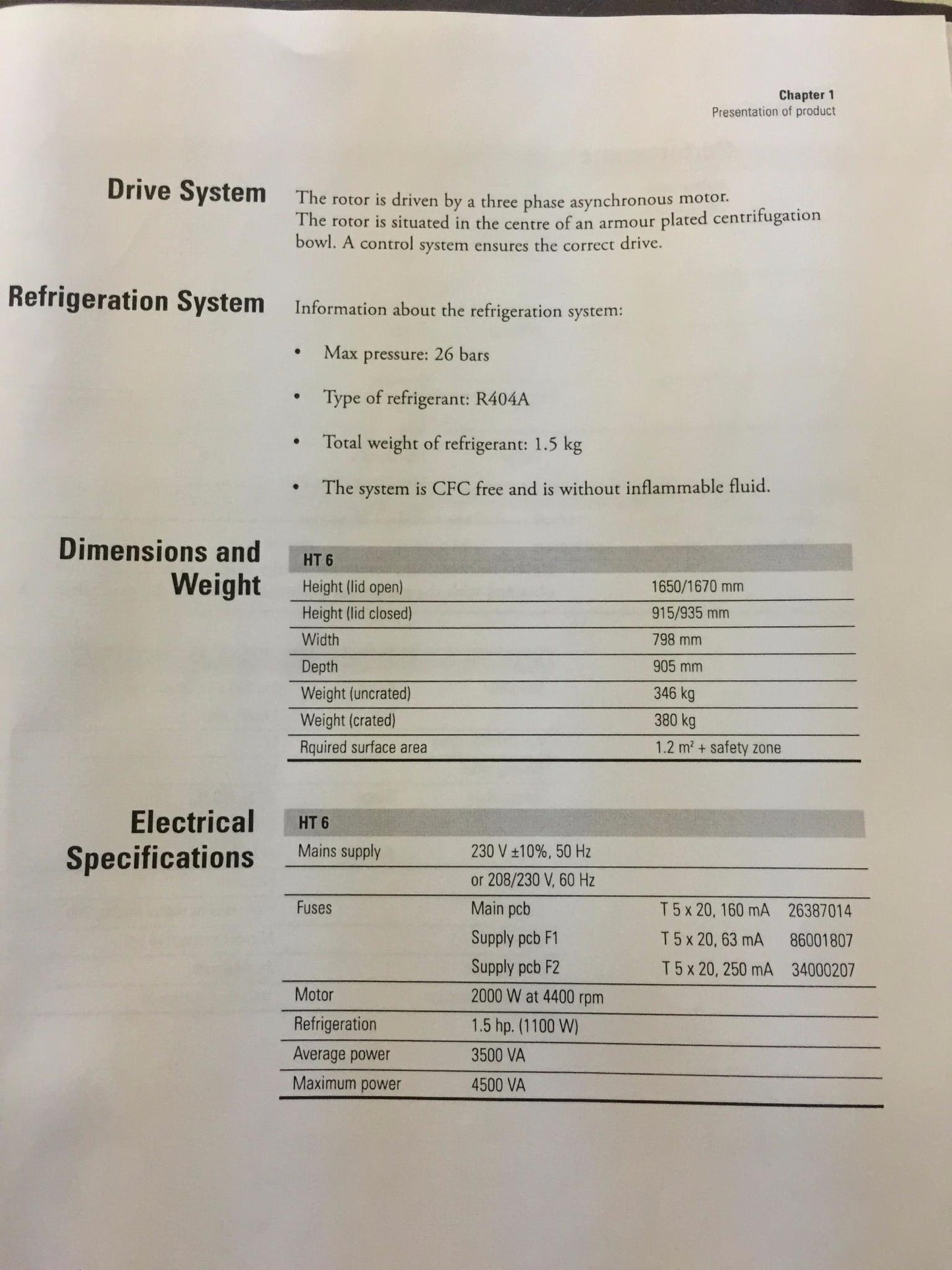 SORVALL HT-6 REFRIGERATED LOW SPEED CENTRIFUGE RP6 6Liter ROTOR RC3C BLOOD LAB