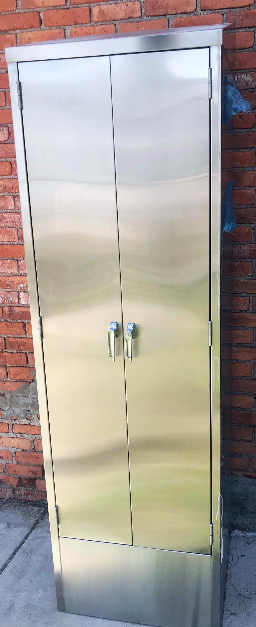 EAGLE F1916-VSCS-SE STAINLESS STEEL MOP SINK DISPENSER CABINET STORAGE FREE SHIP