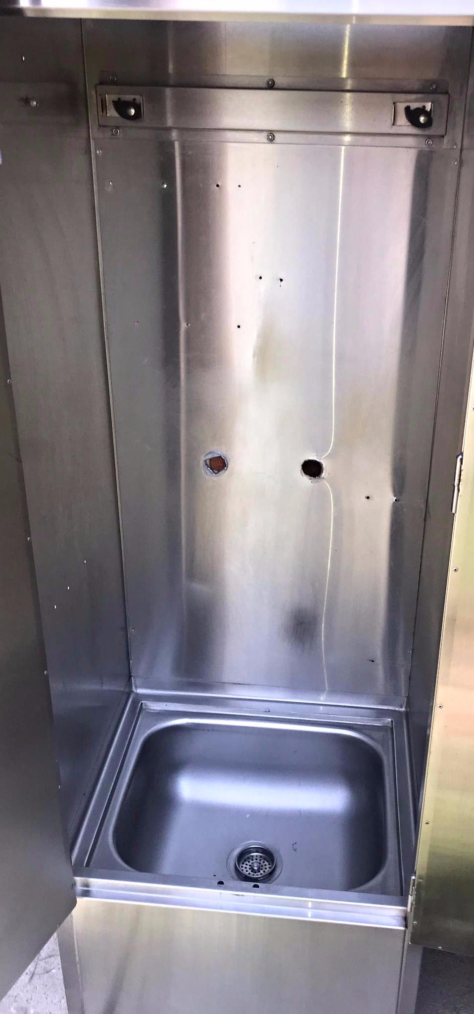 EAGLE F1916-VSCS-SE STAINLESS STEEL MOP SINK DISPENSER CABINET STORAGE FREE SHIP