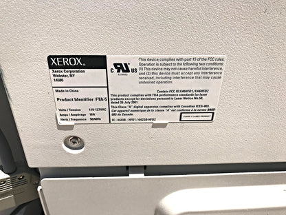 XEROX WORKCENTRE 7655 COLOR LASER COPIER PRINTER SCANNER & Manual WATCH VIDEO