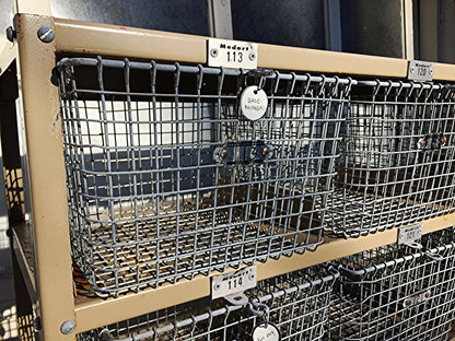 GYMNASIUM LOCKER BASKET UNIT BY MEDART CIRCA 1965 CART 67.5H x 52W RACK FREESHIP