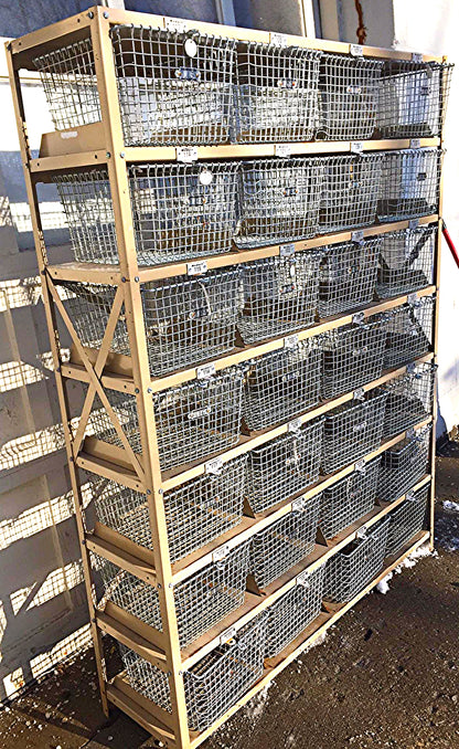 GYMNASIUM LOCKER BASKET UNIT BY MEDART CIRCA 1965 CART 67.5H x 52W RACK FREESHIP