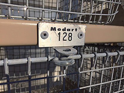 GYMNASIUM LOCKER BASKET UNIT BY MEDART CIRCA 1965 CART 67.5H x 52W RACK FREESHIP