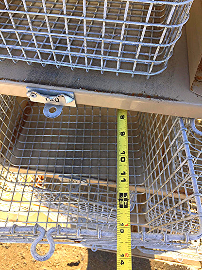 GYMNASIUM LOCKER BASKET UNIT BY MEDART CIRCA 1965 CART 67.5H x 52W RACK FREESHIP