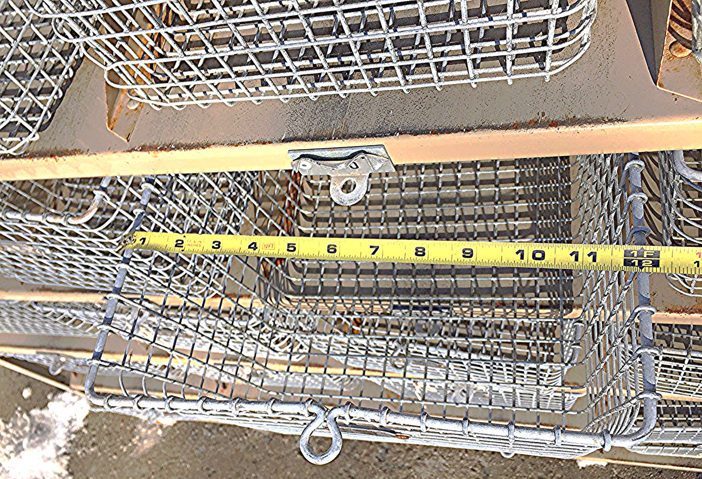 GYMNASIUM LOCKER BASKET UNIT BY MEDART CIRCA 1965 CART 67.5H x 52W RACK FREESHIP