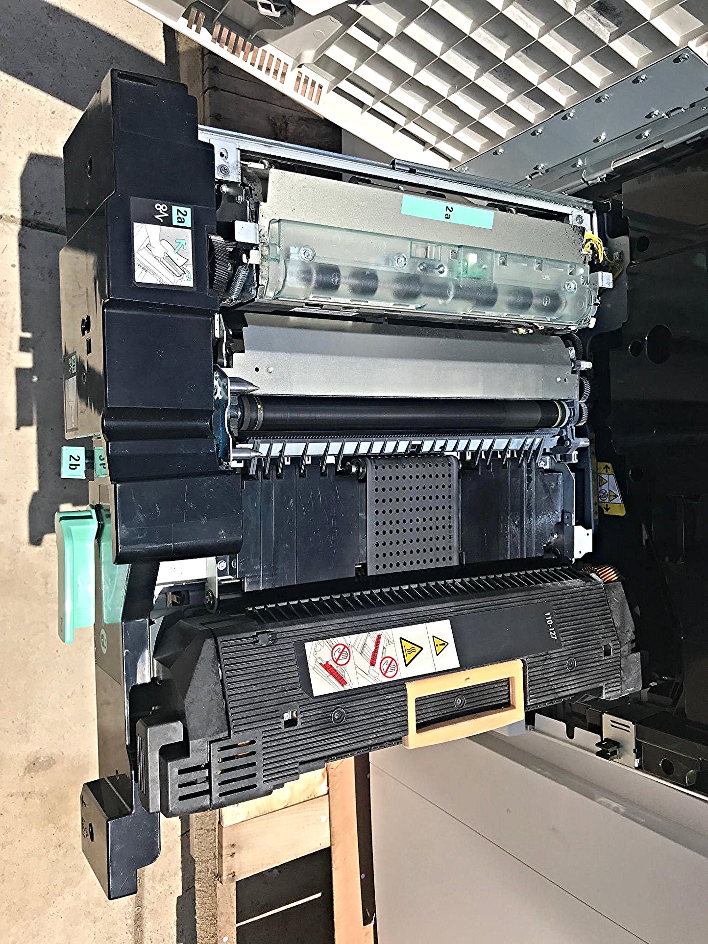 XEROX WORKCENTRE 7655 COLOR LASER COPIER PRINTER SCANNER & Manual WATCH VIDEO