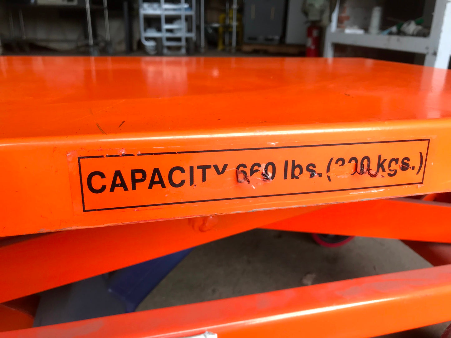 VESTIL™ LA CART PORTABLE ELECTRIC SCISSOR LIFT CART 660Lbs WATCH VIDEO FREE SHIP