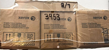 3 XEROX GENUINE OEM CARTRIDGE 013R00603 & 1 008R12990 WORKCENTRE 7655 DocuColor