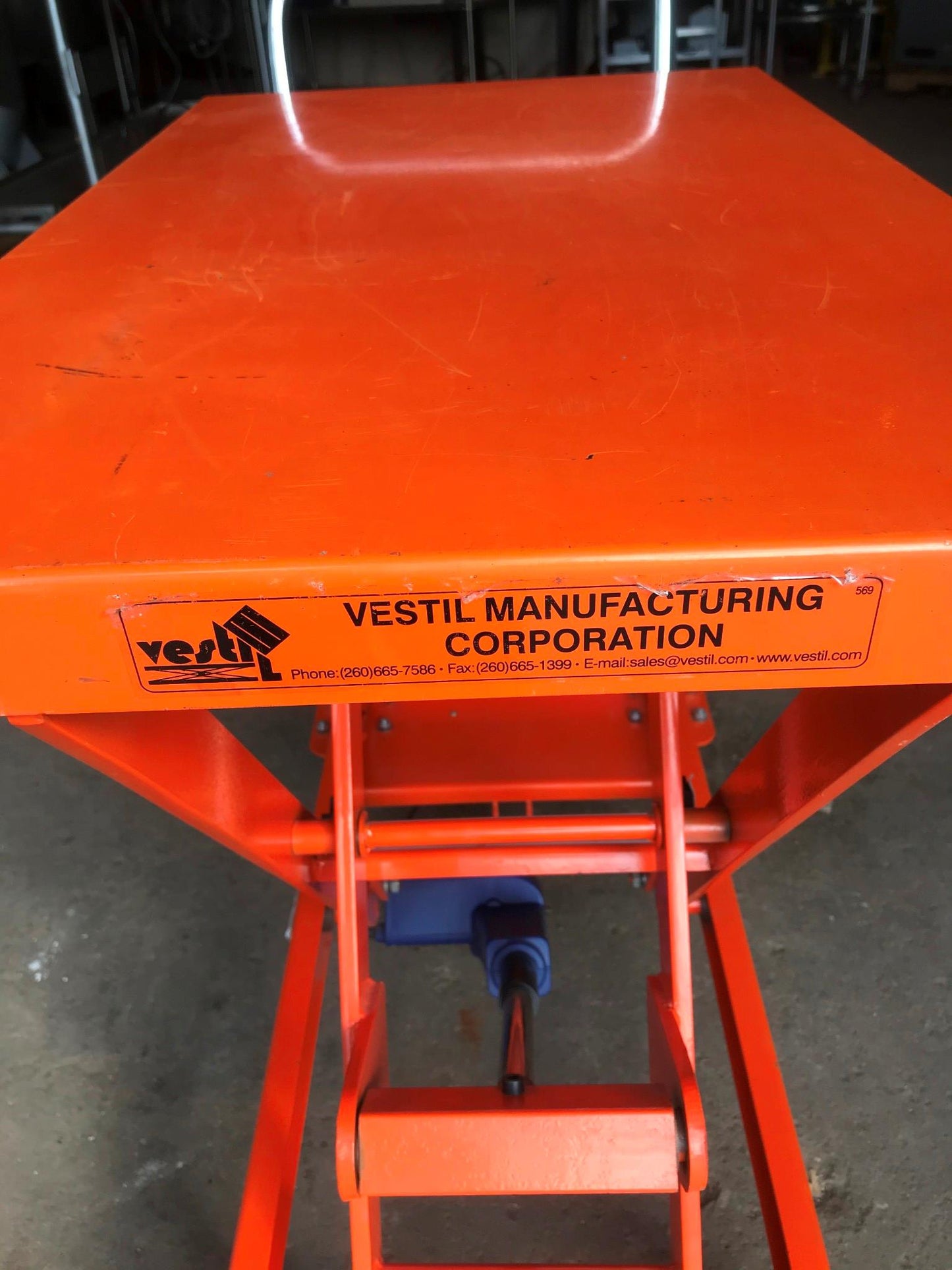 VESTIL™ LA CART PORTABLE ELECTRIC SCISSOR LIFT CART 660Lbs WATCH VIDEO FREE SHIP