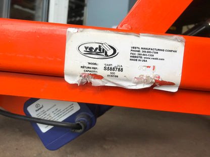 VESTIL™ LA CART PORTABLE ELECTRIC SCISSOR LIFT CART 660Lbs WATCH VIDEO FREE SHIP